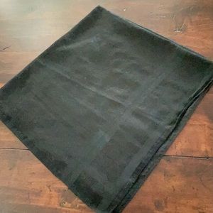 Vintage Ray Strauss Black Square Scarf